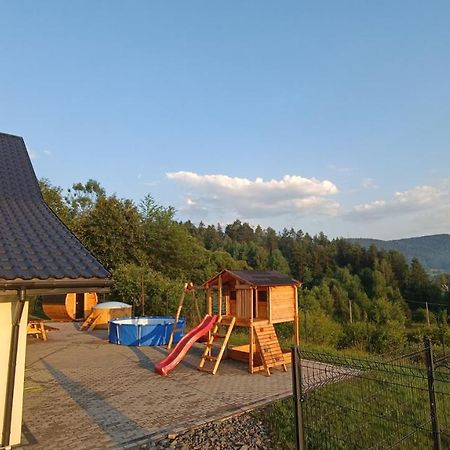 Sarnie Wzgorze Sucha Beskidzka Sauna Jacuzzi Kukow Bagian luar foto