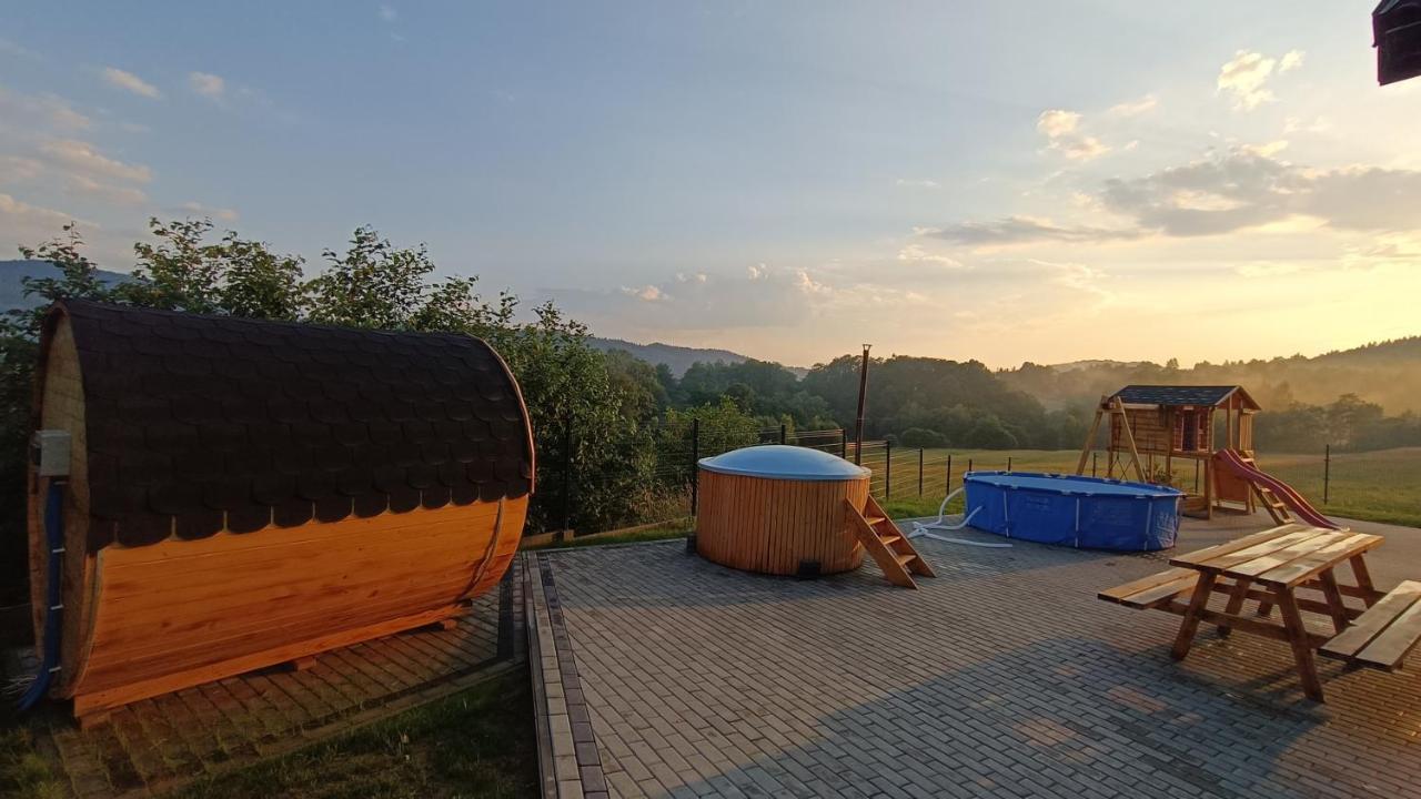 Sarnie Wzgorze Sucha Beskidzka Sauna Jacuzzi Kukow Bagian luar foto